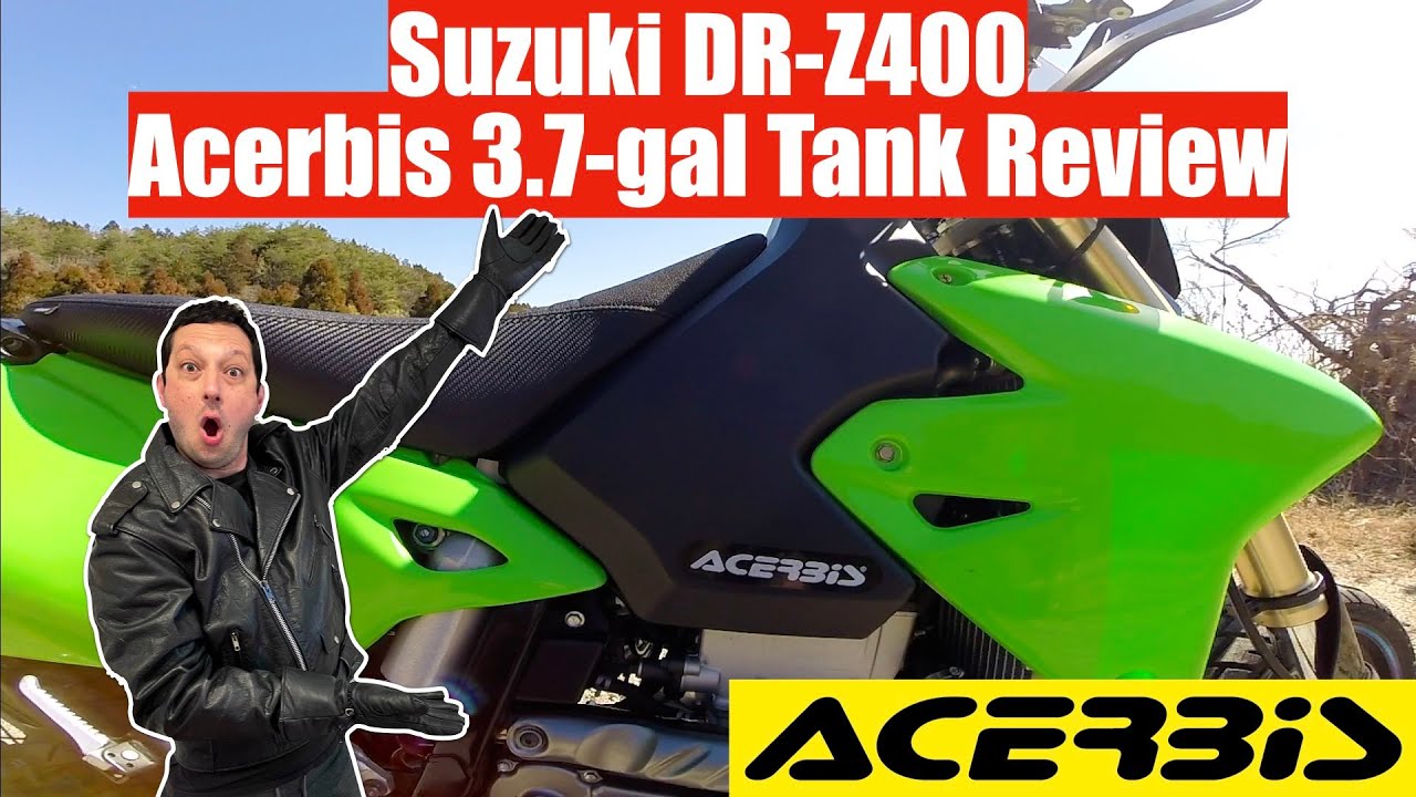 Suzuki DRZ400SM | ACERBIS 3.7-gal Fuel Tank [Review]