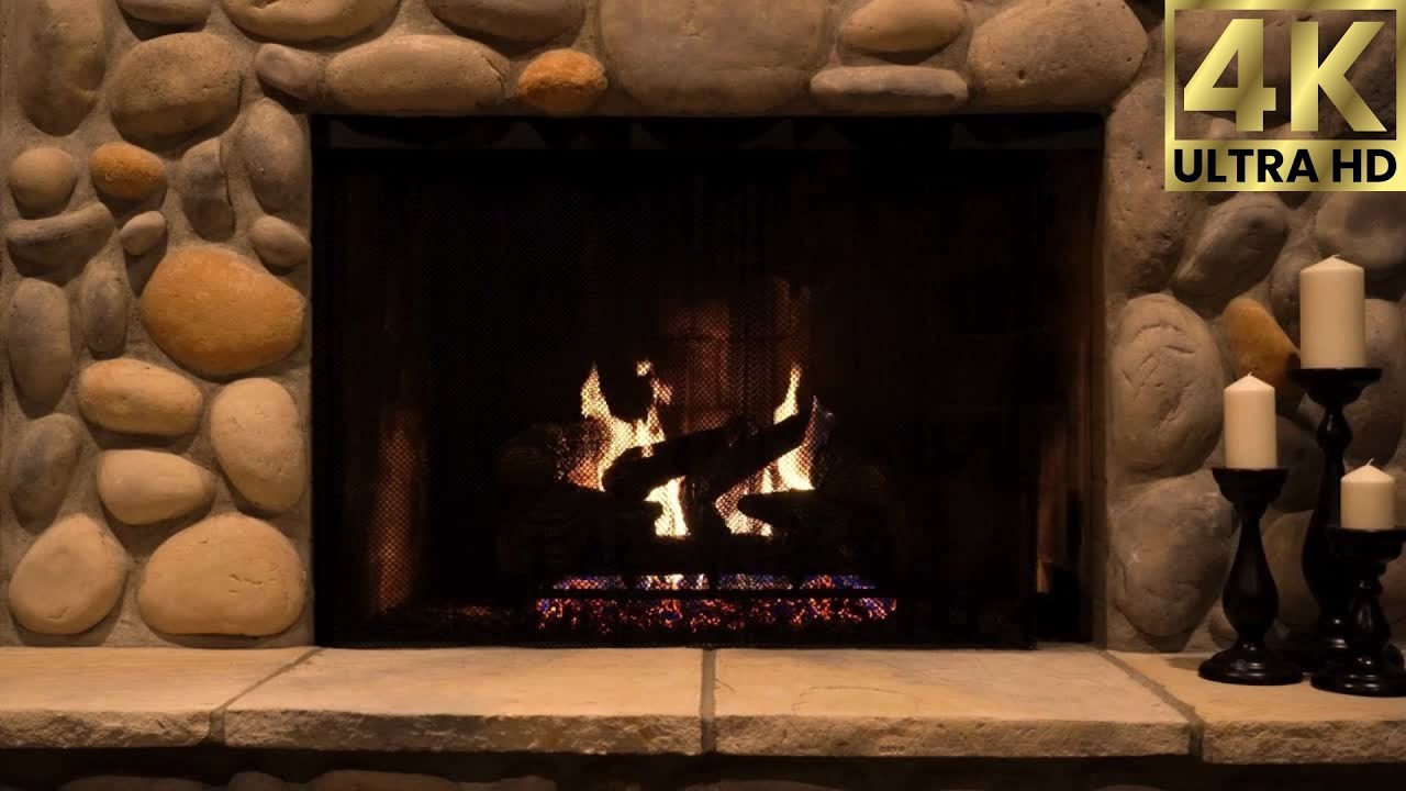 🔥 Crackling Fireplace 4K (10H) — Cozy Winter Ambience for Sleep, Relaxing, Meditation