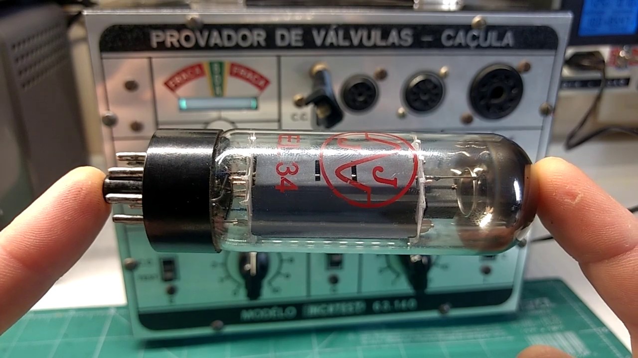EL34 JJ sem emissão. Válvula condenada