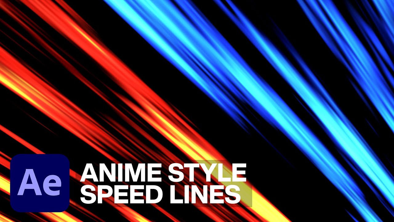 Anime Style Speed Lines  | After Effects Tutorial