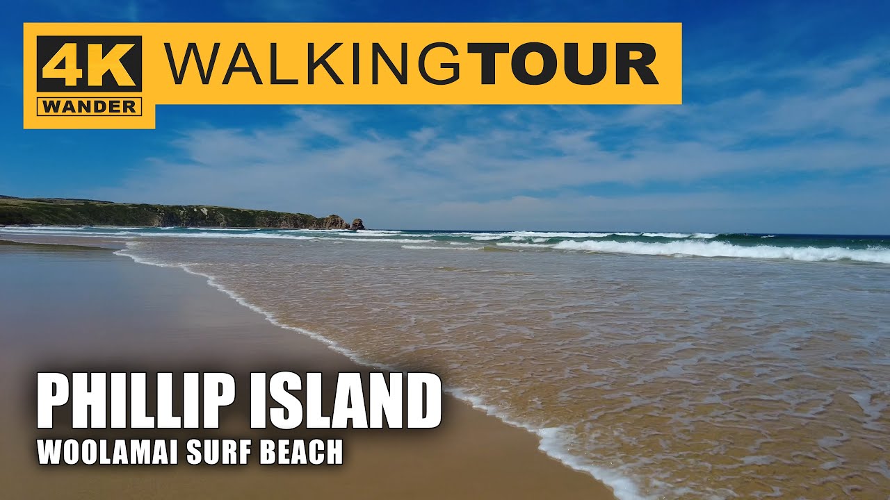 Woolamai Surf Beach Walking Tour in Phillip Island, Australia (4K 60fps)