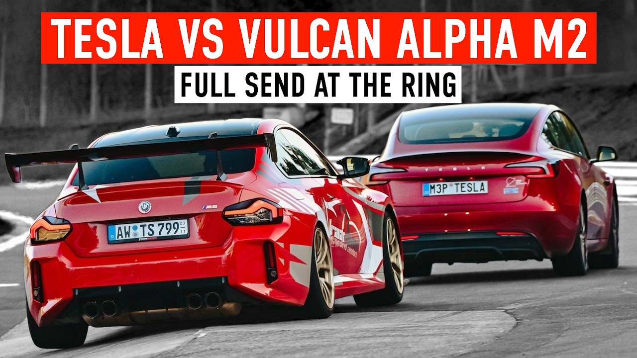 BMW M2 против Tesla Model 3 &ndash; Джеки против Миши