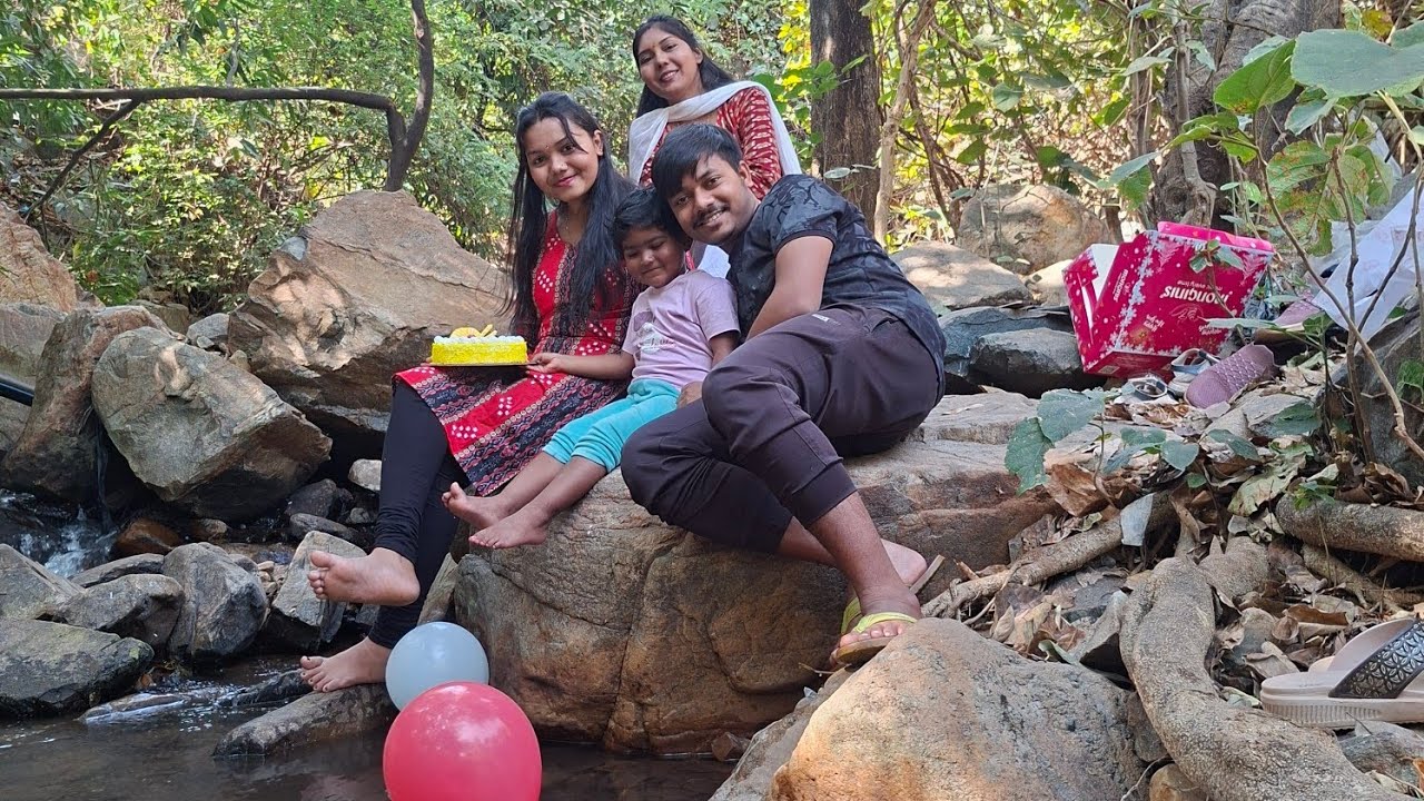 Jungle mai Birthday celebration @srmohanta5 