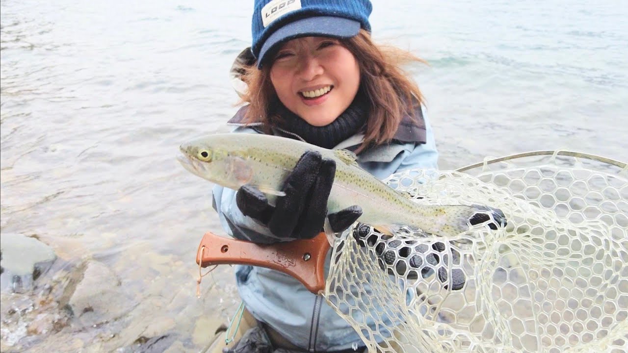 本栖湖フライフィッシング 🎣タックルでトラウトの釣り - 動画 YouTube  4K fly fishing japan