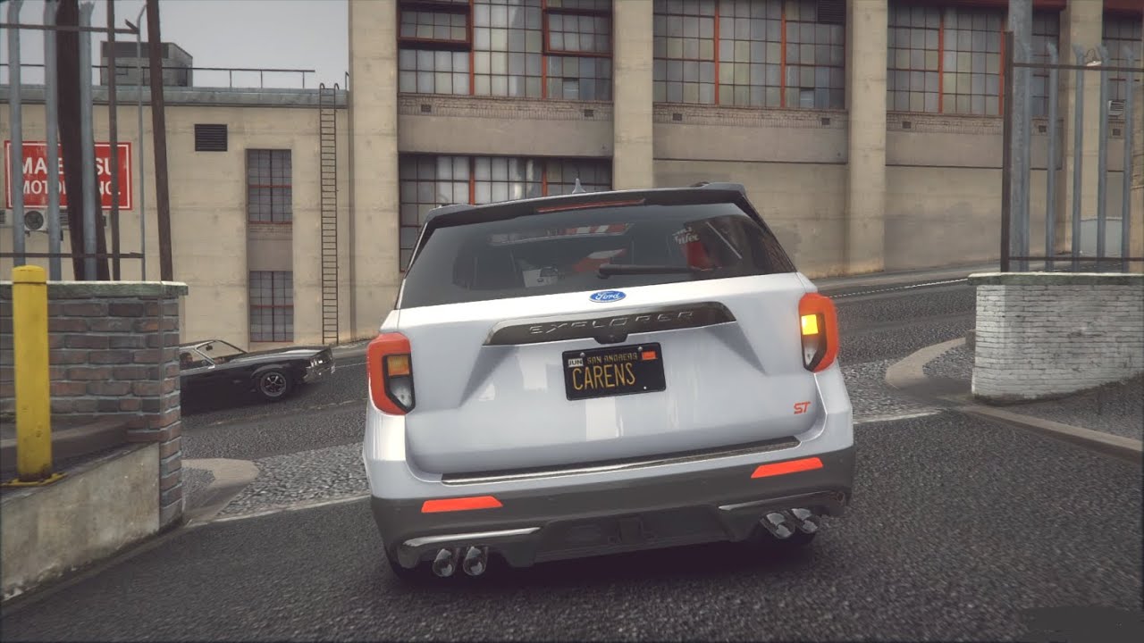 2020 Ford Explorer ST - GTA 5 | NaturalVision Evolved | POV Drive [Steering wheel gameplay]
