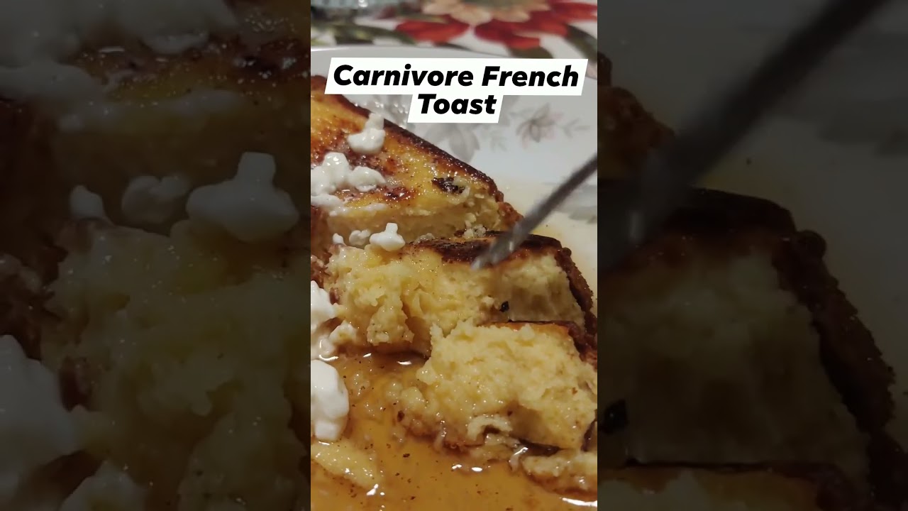 Carnivore French Toast #shorts #frenchtoast #carnivore #fyp
