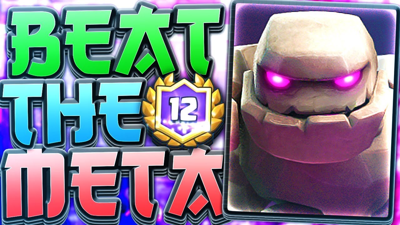 META DESTROYER! Best 12 Win Golem Deck — Clash Royale