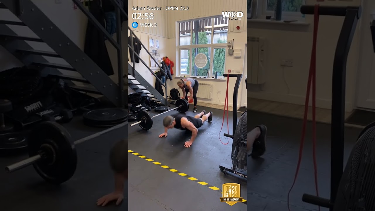 CrossFit 23.3 Adam Fowler.