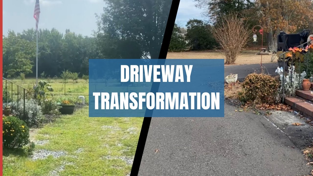 Asphalt Millings to transform a driveway