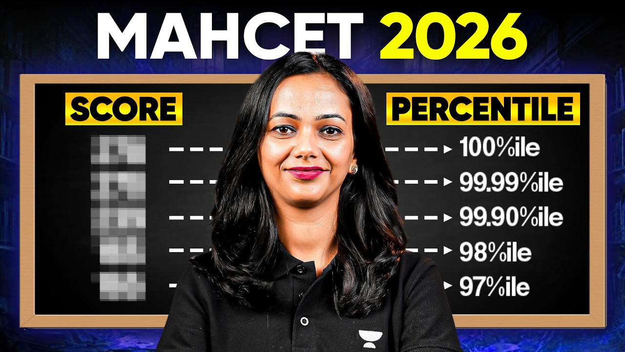 Результаты MAHCET 2026 против процентиля 🔥 Сколько баллов нужно набрать, чтобы получить 100-й про...