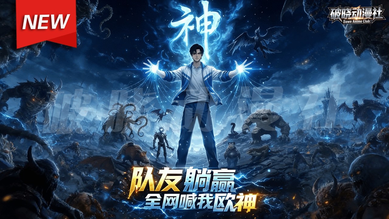 MULTISUB📢新番上线《队友躺赢，全网喊我欧神》第1~55集丨李平穿越全民转职世界，觉醒SSS级天赋“全物品掉落”，从菜鸟战士起步，凭借逆天爆率迅速崛起！#漫剧 #破晓动漫社
