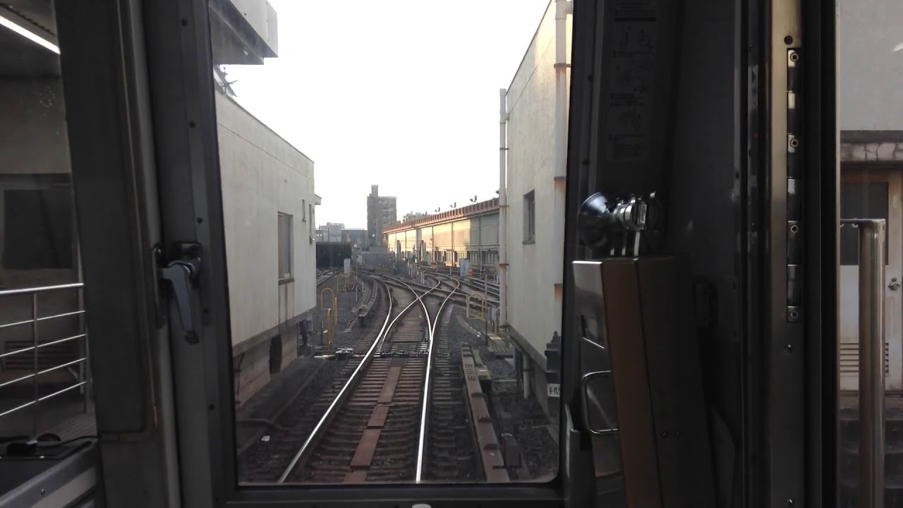 前面展望 大阪市営地下鉄谷町線 八尾南～ 大日  Cab View  Osaka City Subway Tanimachi Line  Japan subway