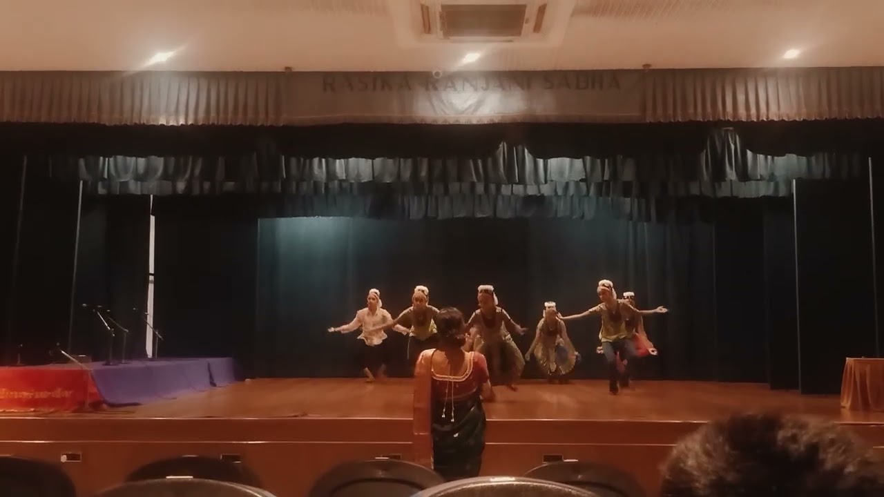 Harshitha Dance Practice _ Salangai Poojai