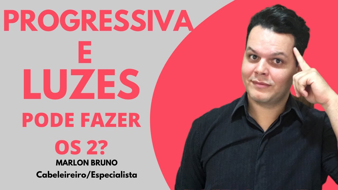 PROGRESSIVA E LUZES JUNTOS PODE FAZER??? | MARLON CABELEIREIRO ESPECIALISTA