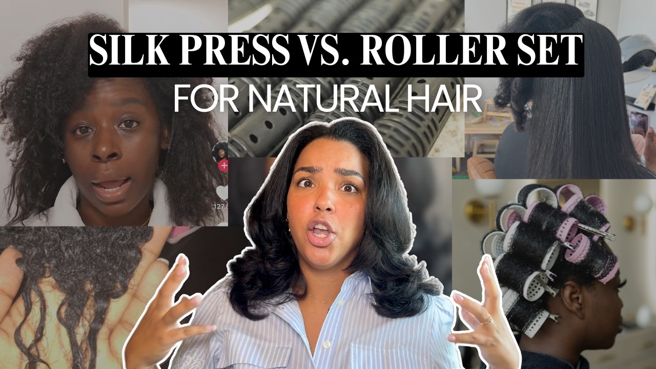 Got Silk Press Trauma? Try A Roller Set Instead  | Straight Natural Hair Journey and Maintenance