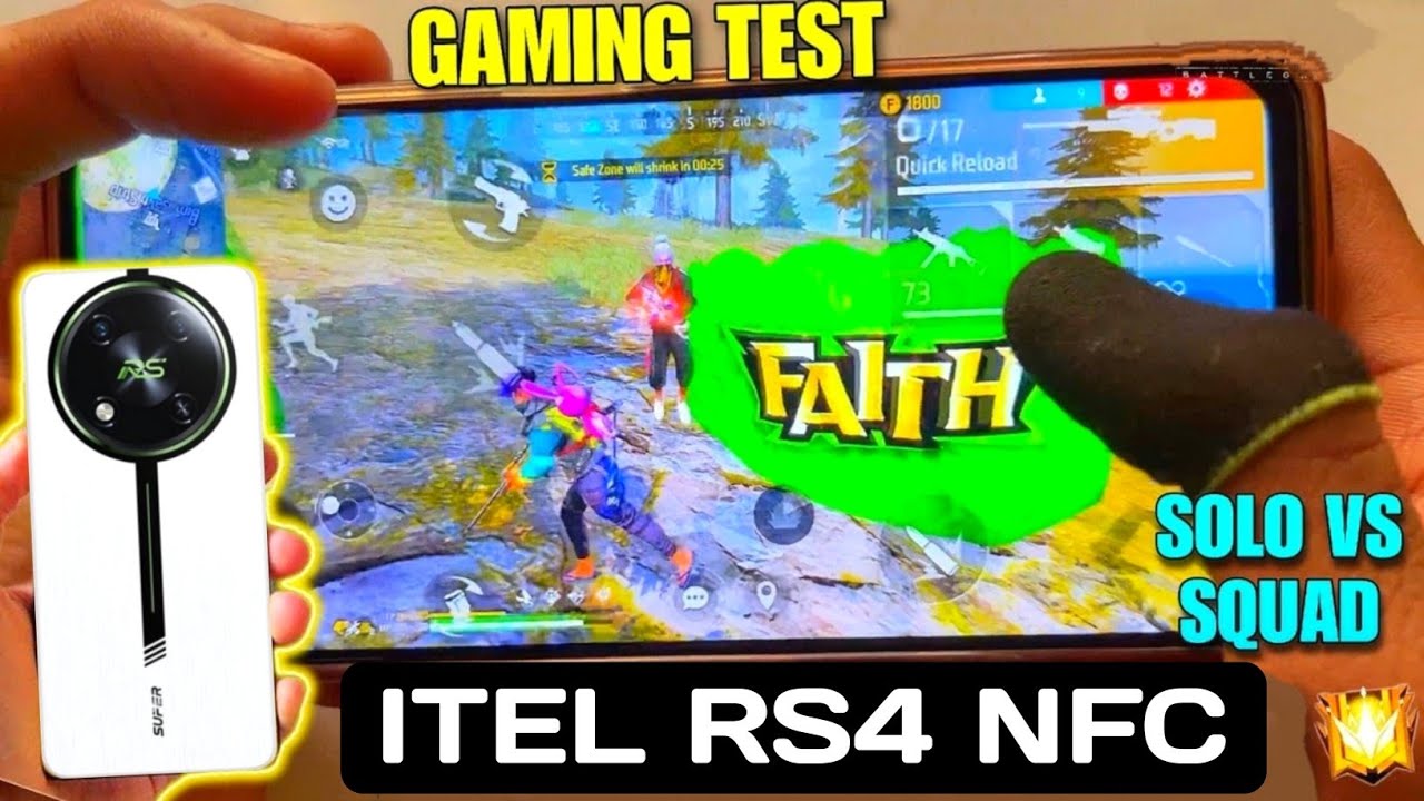 Itel RS4 Gaming Test | Itel RS4 | Itel RS4 Free Fire | Itel S24 FF | Itel RS4 Gaming Test FF |