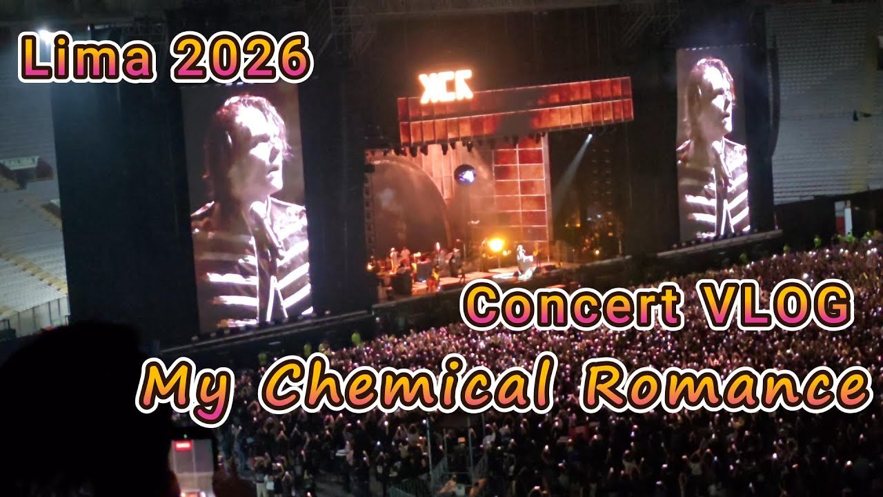 Como en la adolescencia: concierto de My Chemical Romance en Lima, 2026 | Concert VLOG