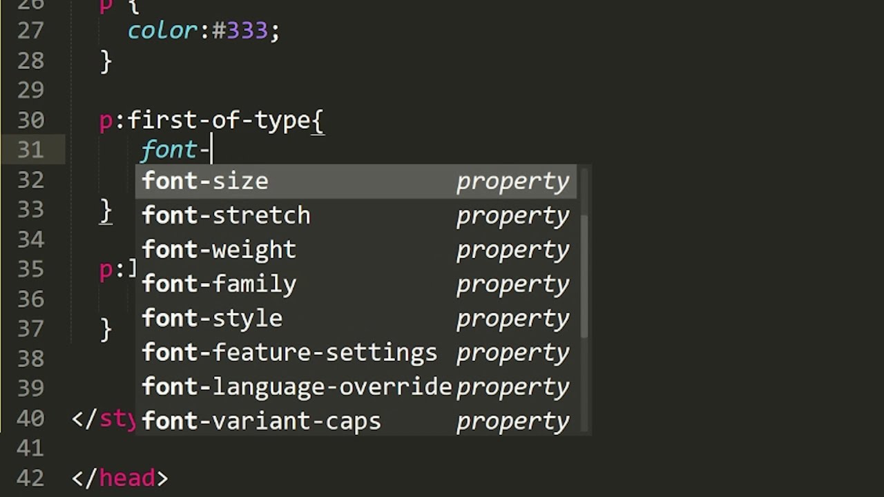 How to Use the first-of-type CSS Selector