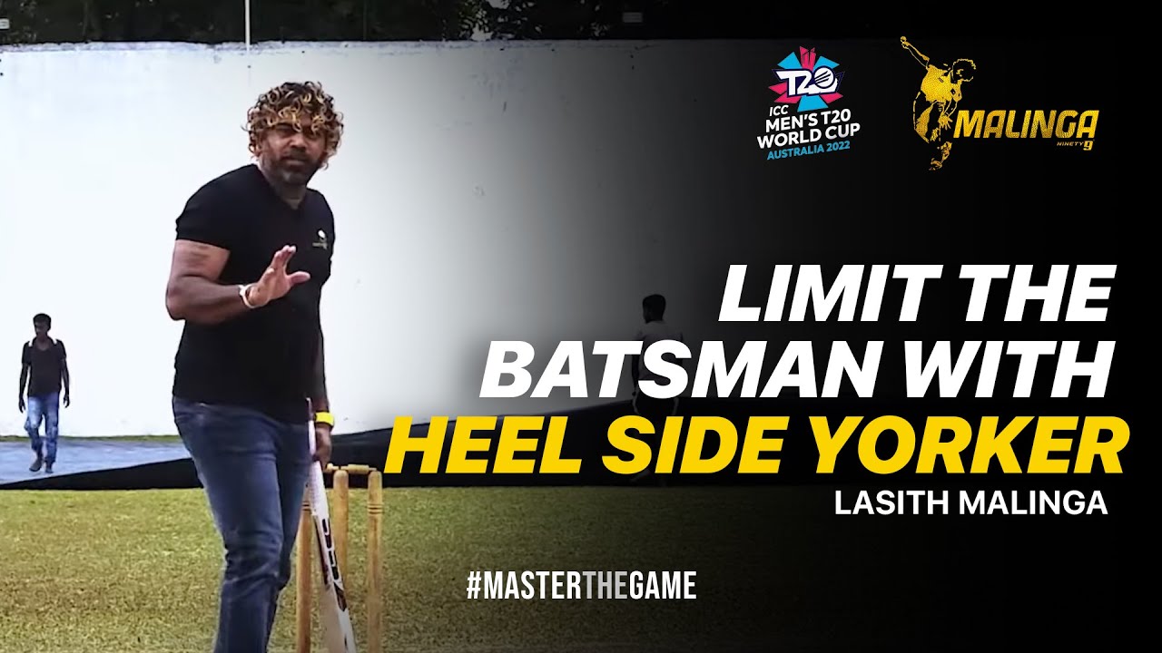 How to bowl a heel side Yorker | Lasith Malinga | MasterTheGame