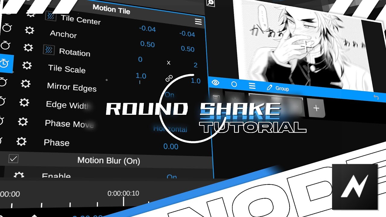 Round shake - node video tutorial
