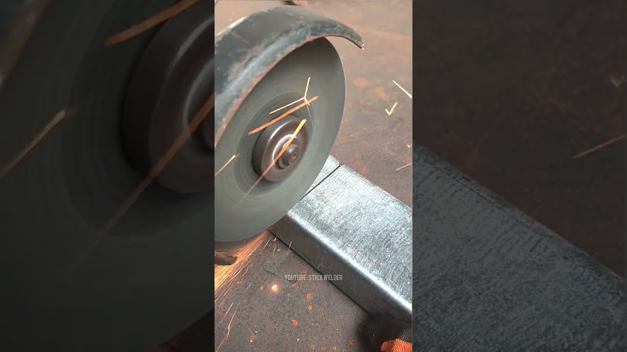 The old welder's brilliant idea for a strong connection of square tubes #weld #welder #fabrication
