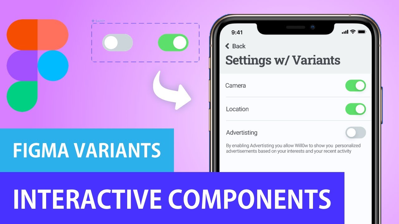 Figma Interactive Components | Figma Variants Tutorial