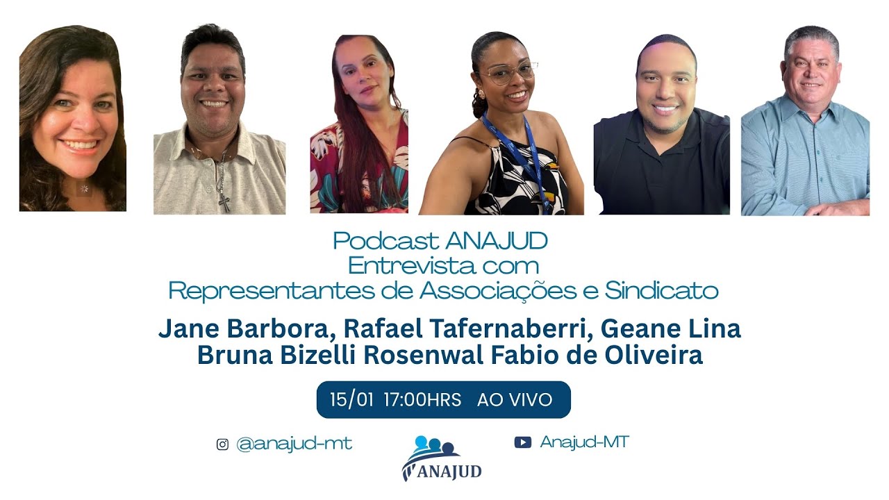 #5 PODCAST NAJUD- Entrevista com Representandes de Associações e Sindicato