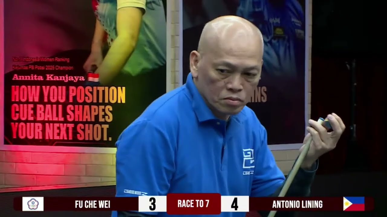Asian Pool Championship 2026 // Antonio Lining 🇵🇭 🆚 🏴‍☠️ Fu Che Wei 