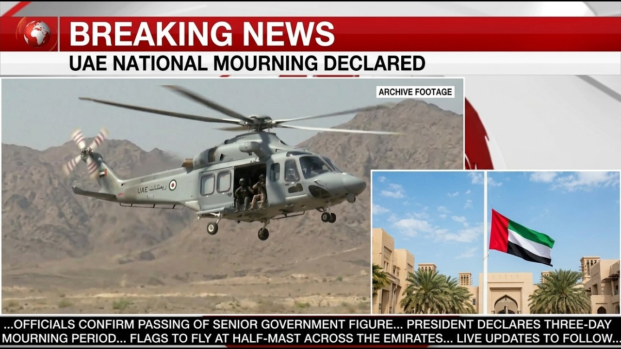 UAE Ministry of Defence: 2 Armed Forces Members Martyred in Helicopter Crash
