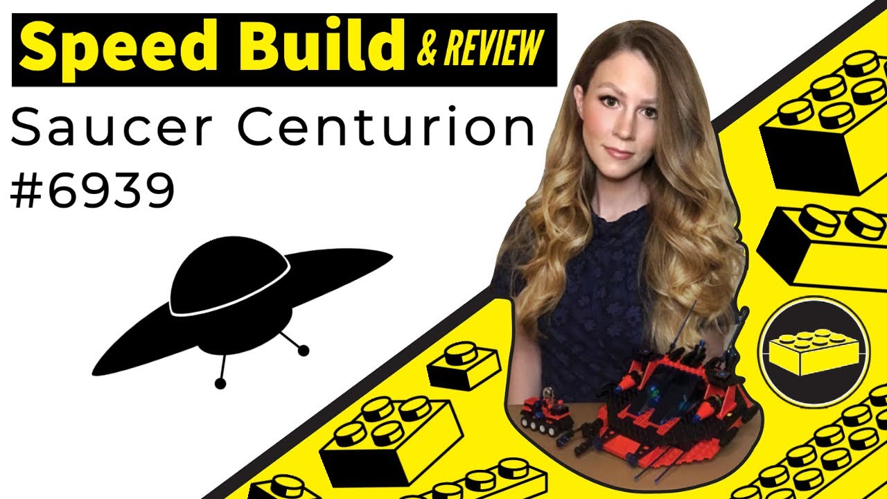 LEGO® Space Set 6939 Saucer Centurion Speed Build and Review