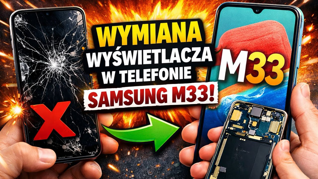 Wymiana Wyświetlacza Samsung M33 