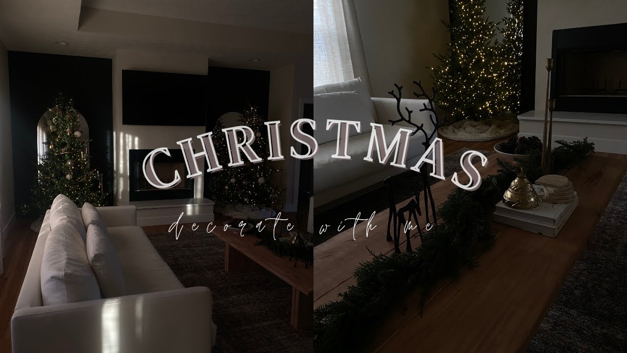 2023 CHRISTMAS DECORATE WITH ME || 2023 CHRISTMAS DECOR IDEAS || DECORATING MY TWO CHRISTMAS TREES
