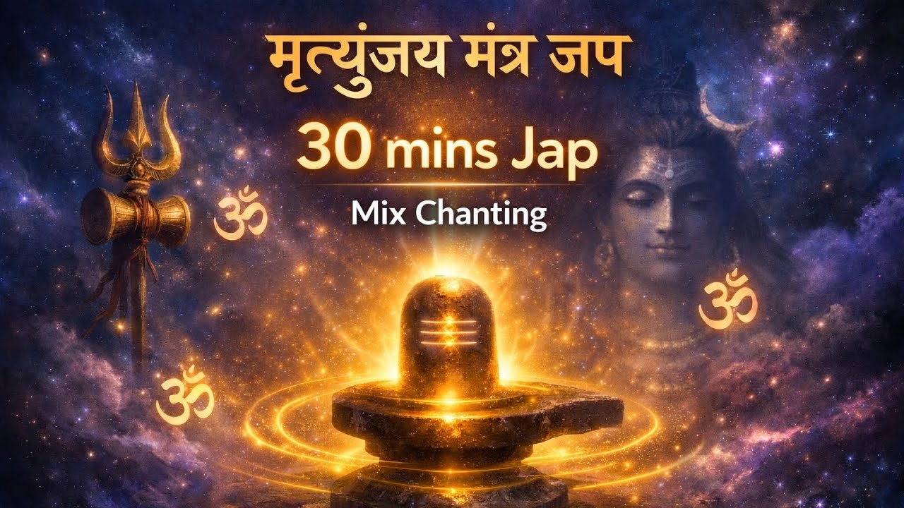 🕉️✨ मृत्युंजय मंत्र जप | 30 mins Jap | Mix Chanting 🌿 शांति • ऊर्जा • शिव कृपा