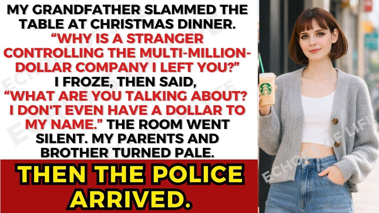 My Grandfather Accused A Stranger Of Theft At Christmas Dinner—Then The Police Walked In At Once…