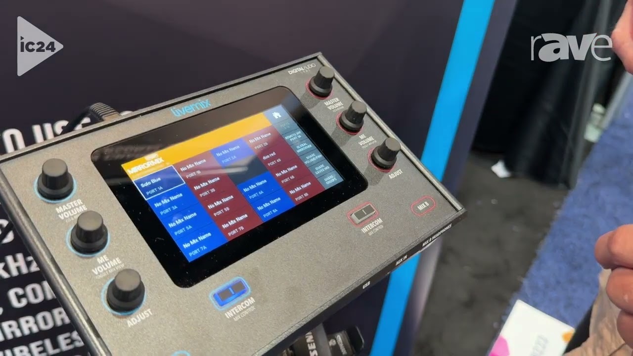 InfoComm 2024: Digital Audio Labs Shows Livemix Pro, a Mixer Monitor System with 64 Channels