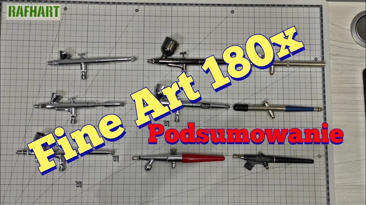 Aerograf 180X dwufunkcyjny Fine Art  - podsumowanie