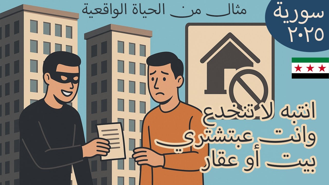 انتبه لاتنغدر وانت عبتشتري بيت أو عقار #سورية 2025 - حالة من الحياة الواقعية #enghuseyin