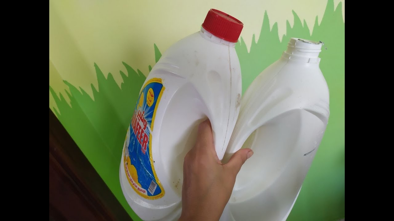 ماترموش جراكن الصابون والكلور هنعمل بيها منظمات سهله ومتينه #أشغال يدويه#حرفRecycle a gallon