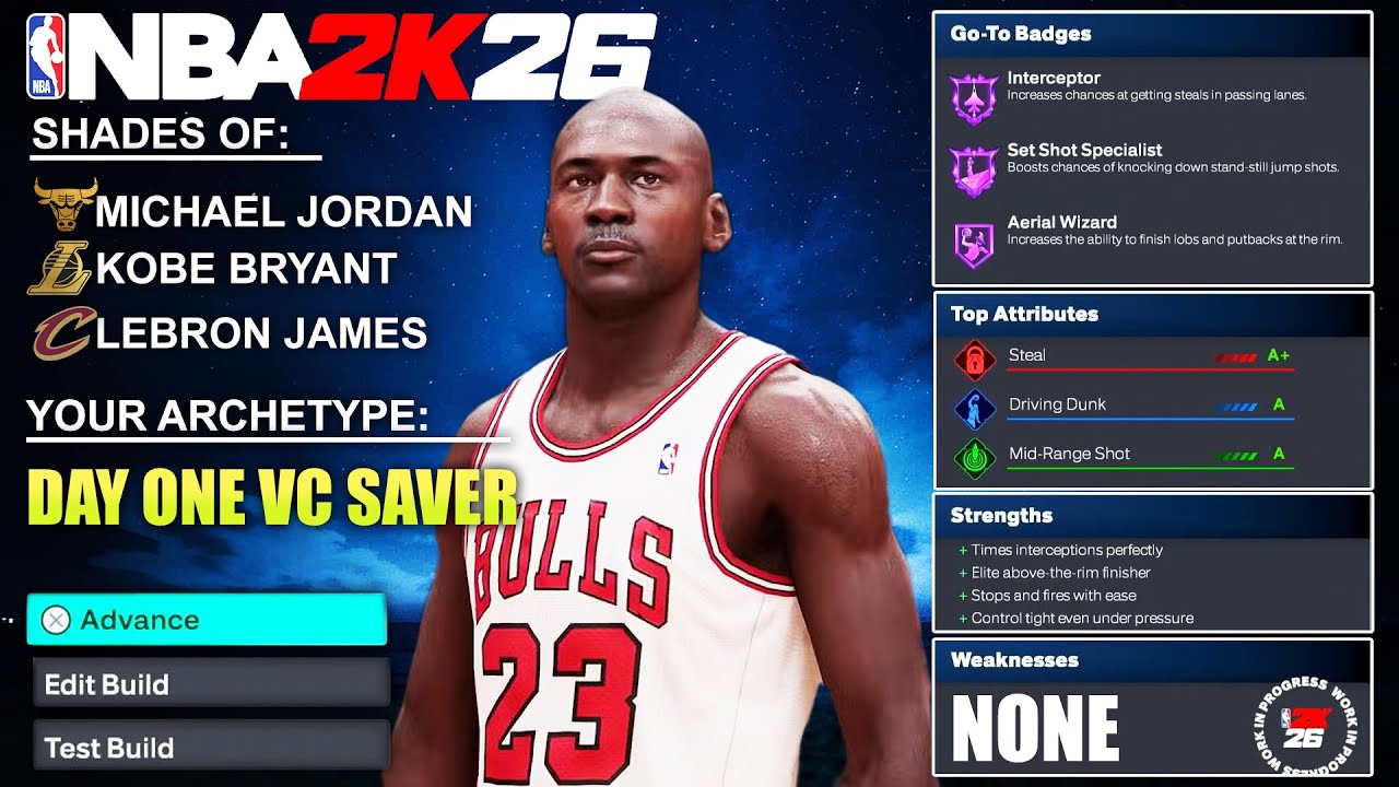СОХРАНИТЕ ВАШУ ПЕРВУЮ СБОРКУ В NBA 2K26 — ПОЛНЫЙ РАЗБОР MyPLAYER BUILDER