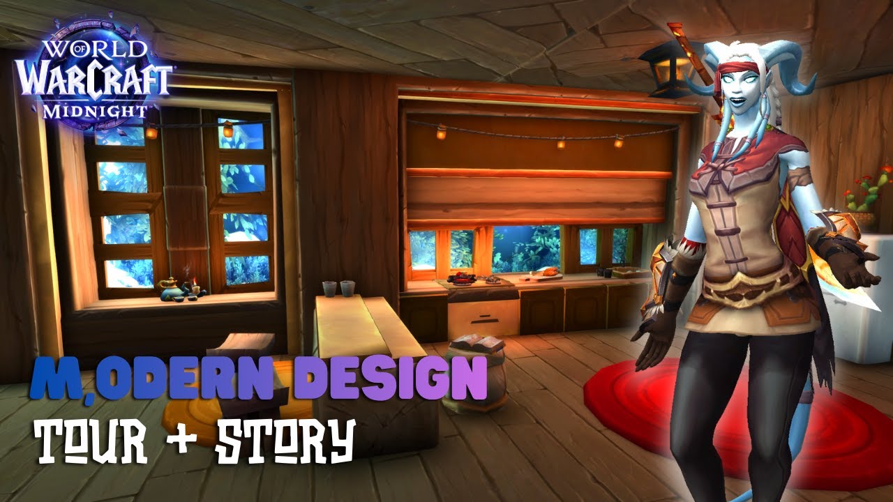 WoW Housing: Modern Design (Tour + Story) | World of Warcraft
