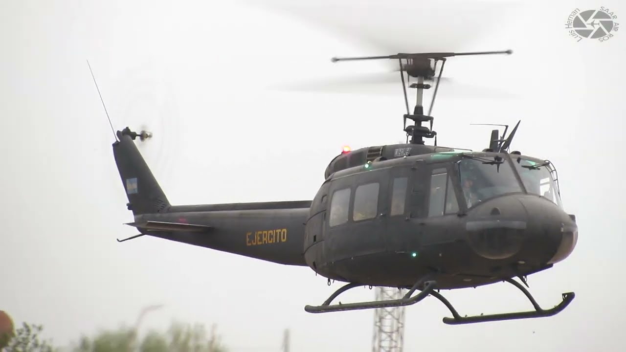 Bell UH-1H Huey del Ejercito Argentino, afectado al SNMF en el CPR 17/9/22