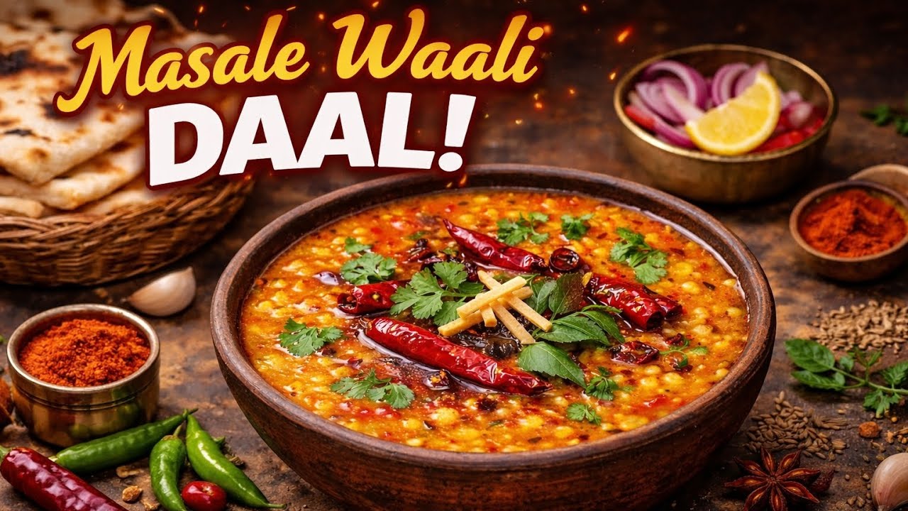Tasty Masala Daal Banane Ka Asaan Tarika | Simple & Flavorful #trending #desifood #simplecooking 