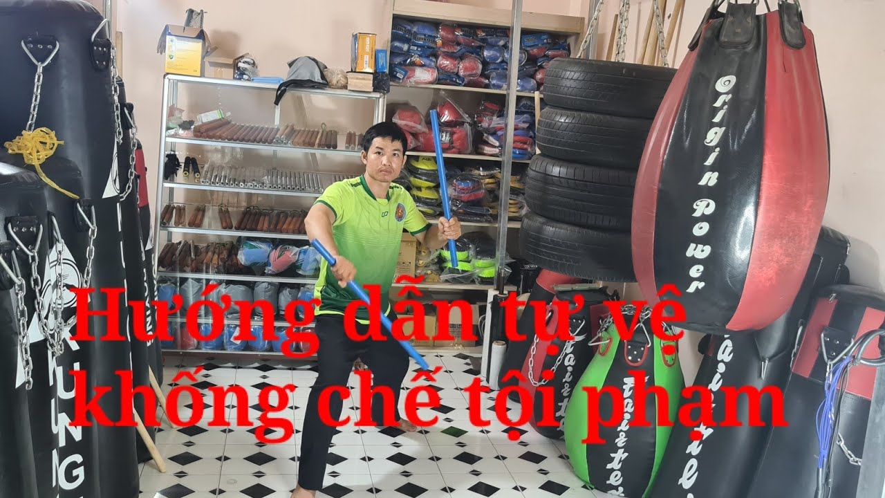 Hướng dẫn tự vệ khống chế tội phạm bằng đoản côn|Dạy đoản côn bài 4