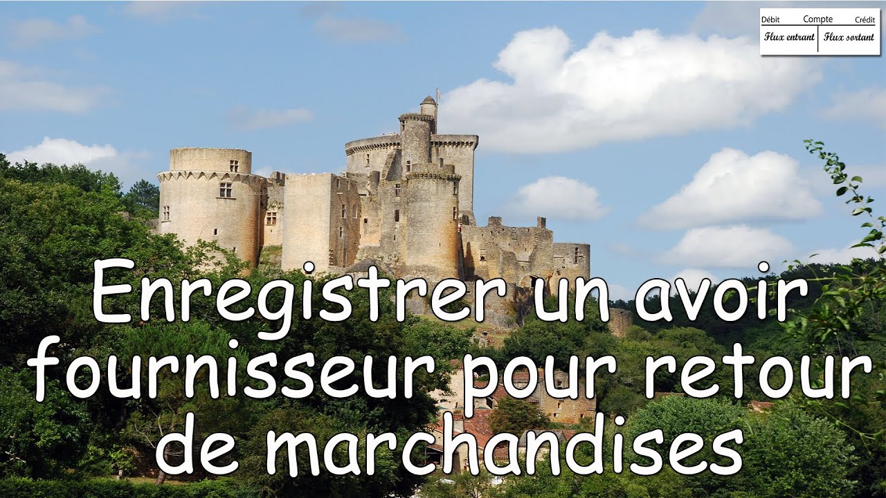 Comment comptabiliser un avoir fournisseur pour retour de marchandises ?