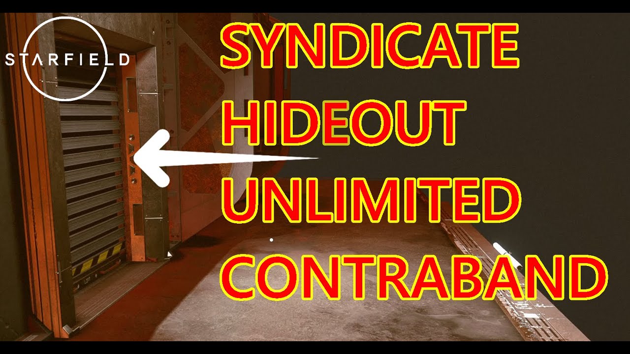 Starfield  - Neon UNLIMTED CONTRABAND CREDITS - Syndicate Hideout -No Exploits