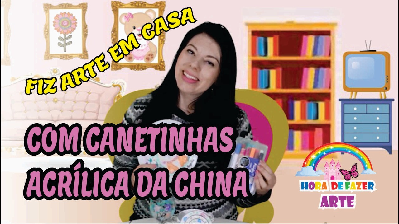 Colorindo coisas aleatórias da minha casa | Testando canetinhas chinesas