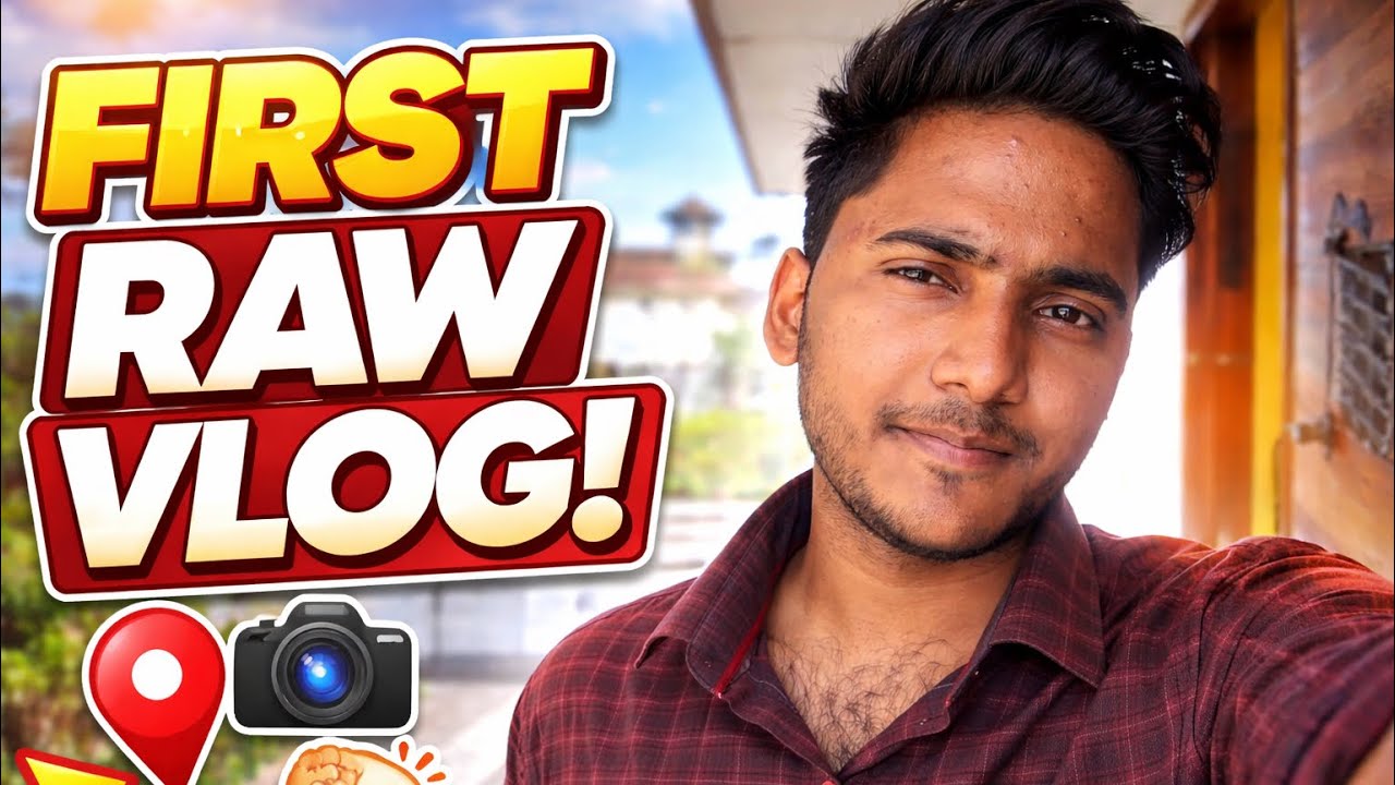 First vlogging Raw vlog subscribe &like