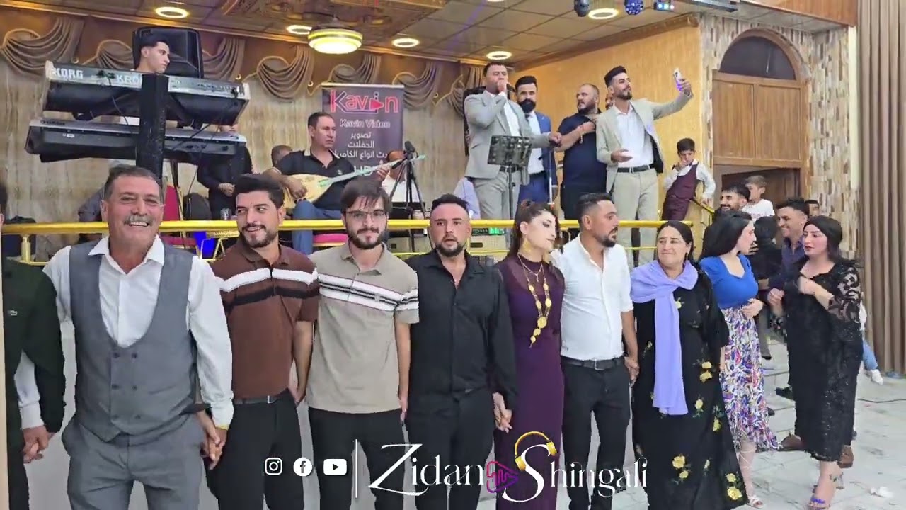 حفلة زفاف مازن & فيروس _ زيدان شنكالي في قاعة ازادي