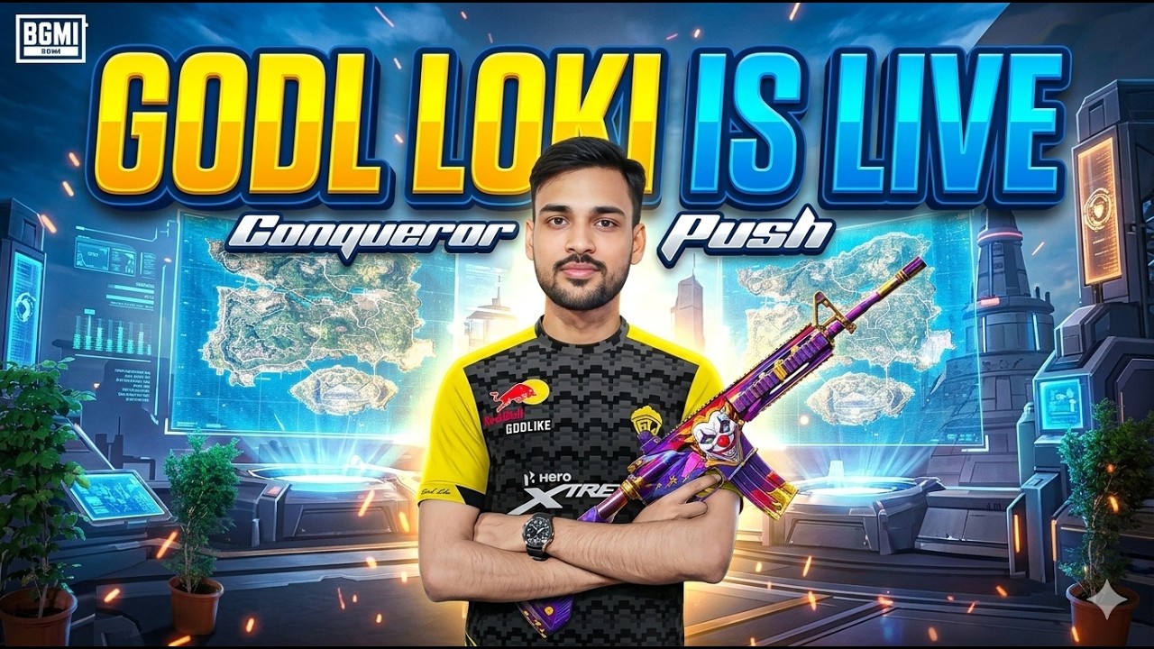 BGMI LIVE  Conqueror Push with Godlike Members I Loki Gaming YT #jonathanbgmi #shortsfeed  #shorts