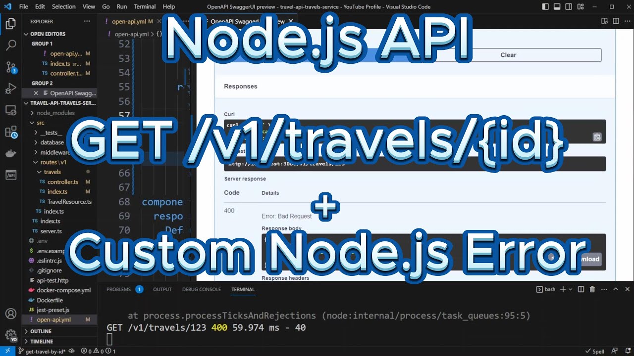 Rest API Get Resource By ID | JavaScript Error Handling